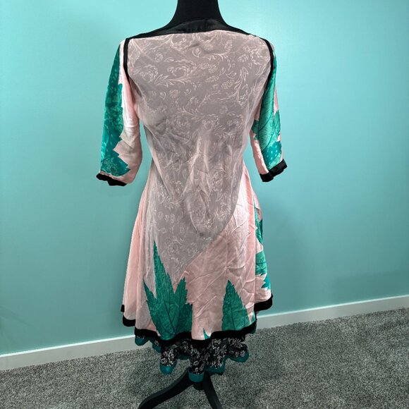 Zola Earthly Fashions Multicolor Hand Beaded Indian Dress           Lot A - Picture 2 of 8